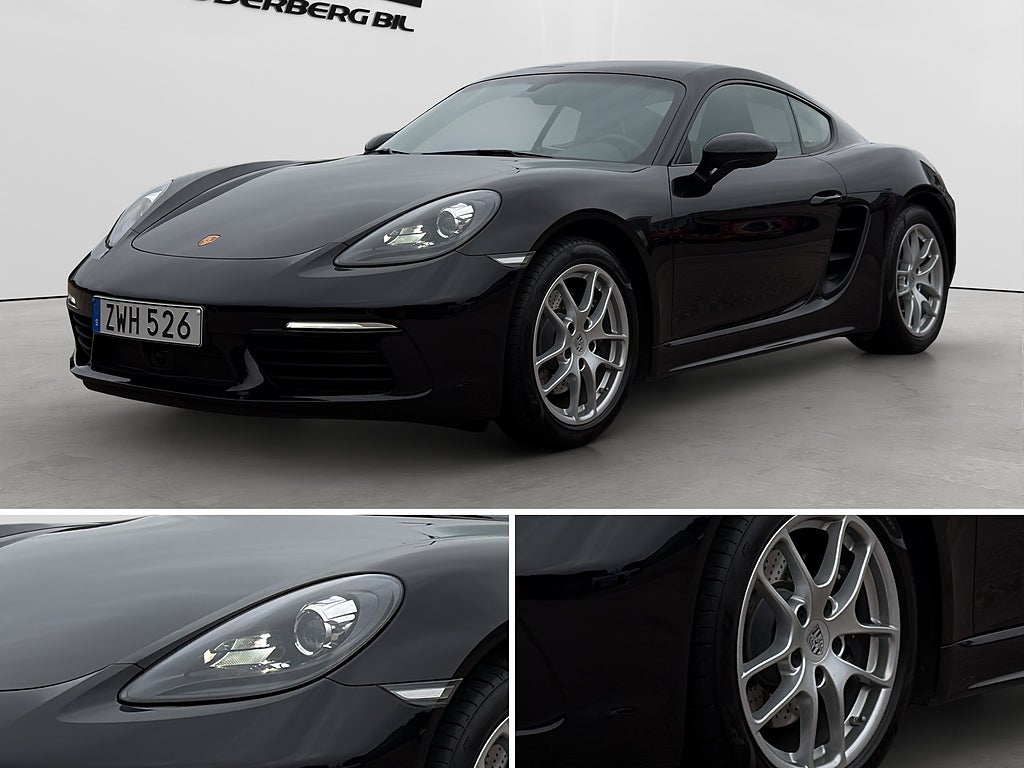 Porsche 718 Cayman 300hk PDK SV-såld B-kam ACC Navi 1600 mil!