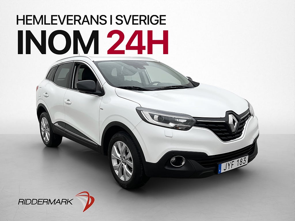 Renault Kadjar 1.2 TCe 130hk LIMITED Kamera Navi Keyless