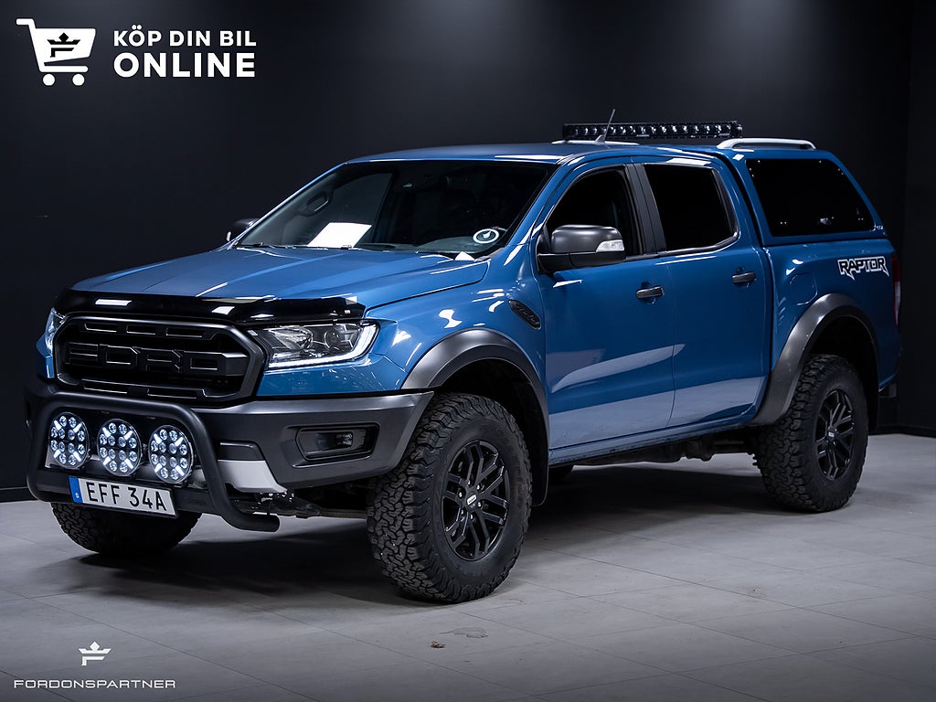 Ford ranger Raptor 213HK VÄRMARE KÅPA EXTRALJUS DIFF LEASEBAR 