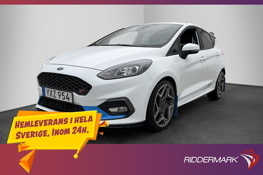 Ford Fiesta ST 200hk Recaro Maxton B&O Sensorer Rattvärme
