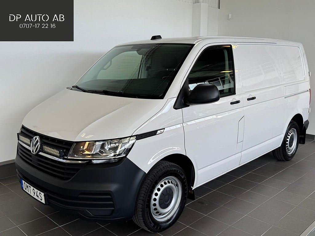 Volkswagen Transporter 2.0 TDI Drag Värme 2x Skjutdörr Navi Nyservad MOMS