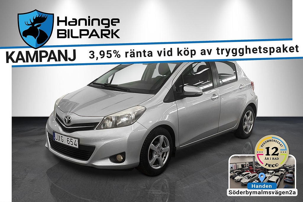Toyota Yaris 1.33 VVT-i Active /DRAG /B-KAM /MoK /SUPERDEAL fr 3,95%