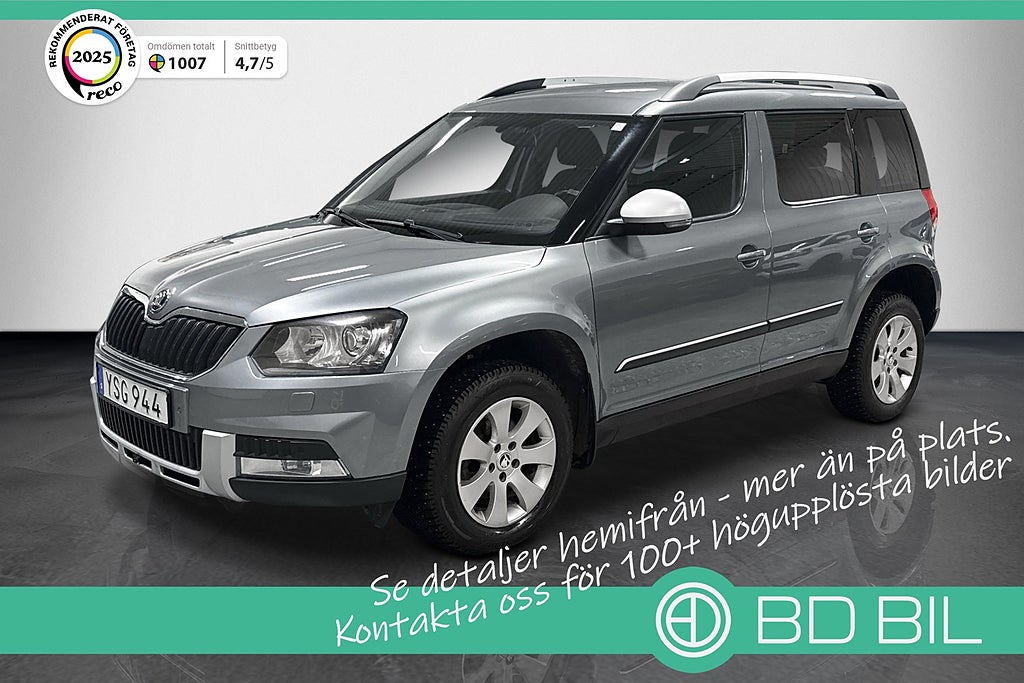 Skoda Yeti Outdoor 1.4 TSI 4X4 DSG VÄRMARE DRAG