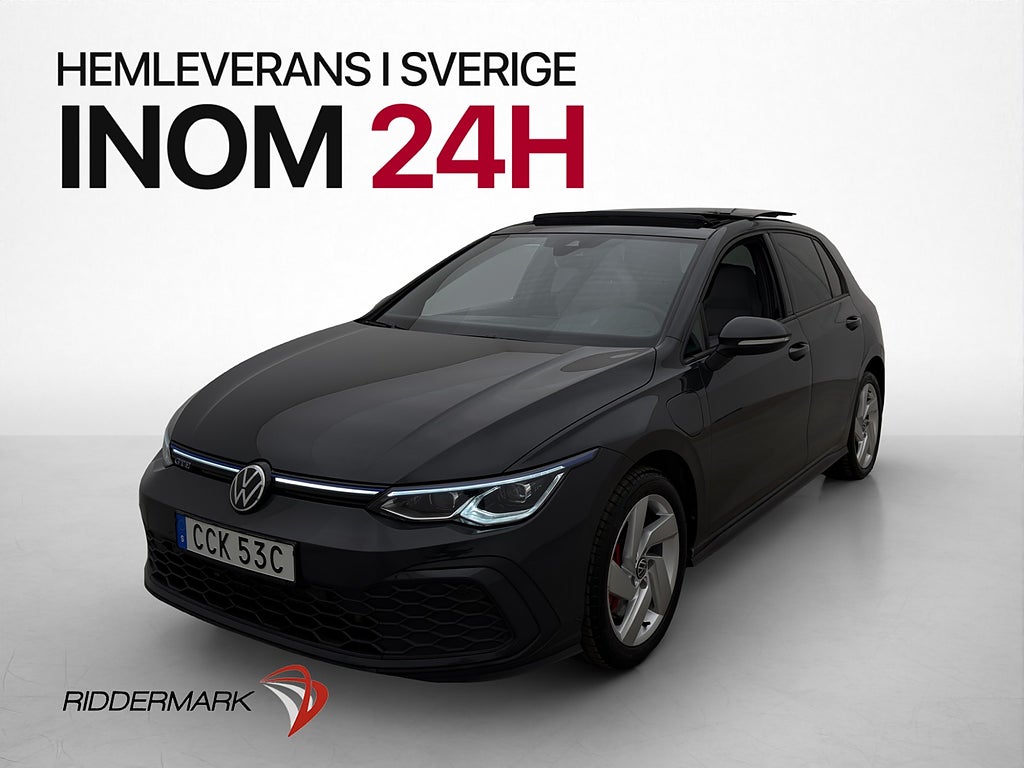 Volkswagen Golf GTE 245hk Pano Värm Skinn Elstol Matrix MOMS