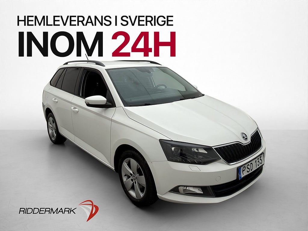 Skoda Fabia Elegance 90hk P-sensorer Bluetooth  AC