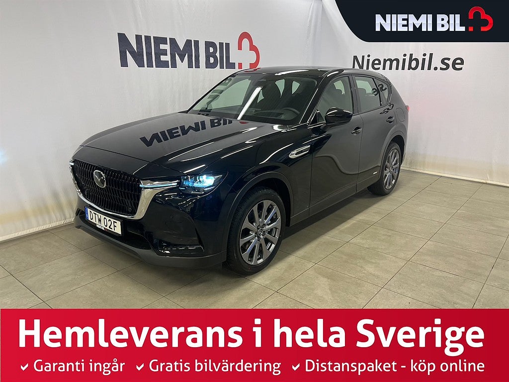 Mazda CX-60 PHEV AWD 63km Range/10 Års Garanti/LAGERBIL
