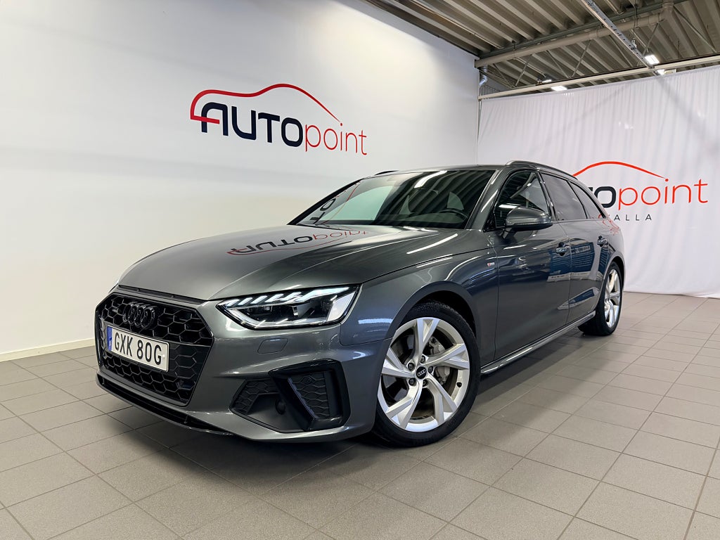 Audi A4 Avant 40 TDI quattro 204hk S Line|Värmare|Drag|VAT/MOMS