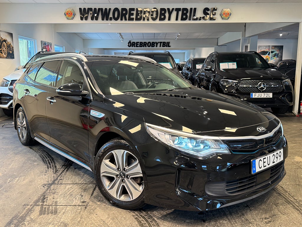 Kia Optima Sport Wagon Plug-in Hybrid Drag Gps H/K Skinn 205hk 