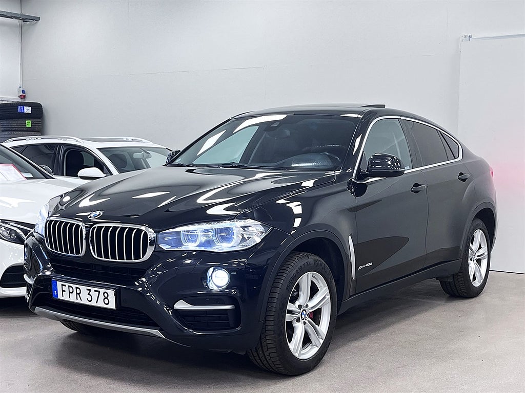 BMW X6 xDrive 40d HEAD-UP LUCKA DRAG VÄRMARE 5-SITS
