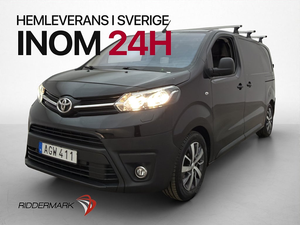 Toyota ProAce L2 Ny-Kamrem Värm Drag HUD Kamera 2xDörr Moms