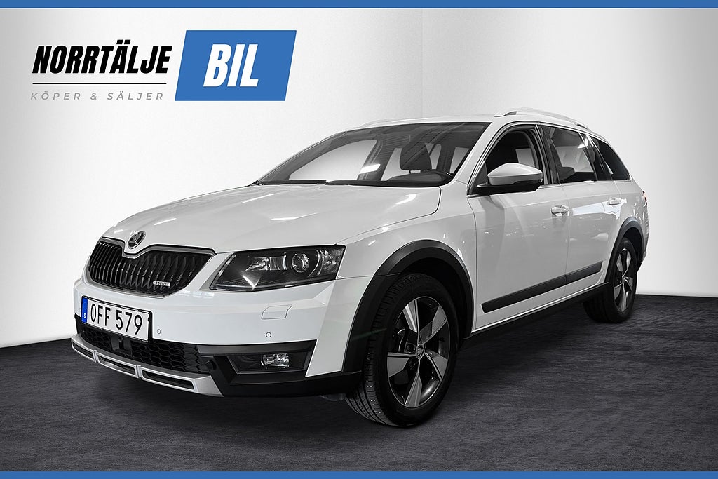 Skoda Octavia Scout 1.8 180 HK TSI 4x4 PREMIUM DRAG NAVI CARPLAY P-VÄRM 17"