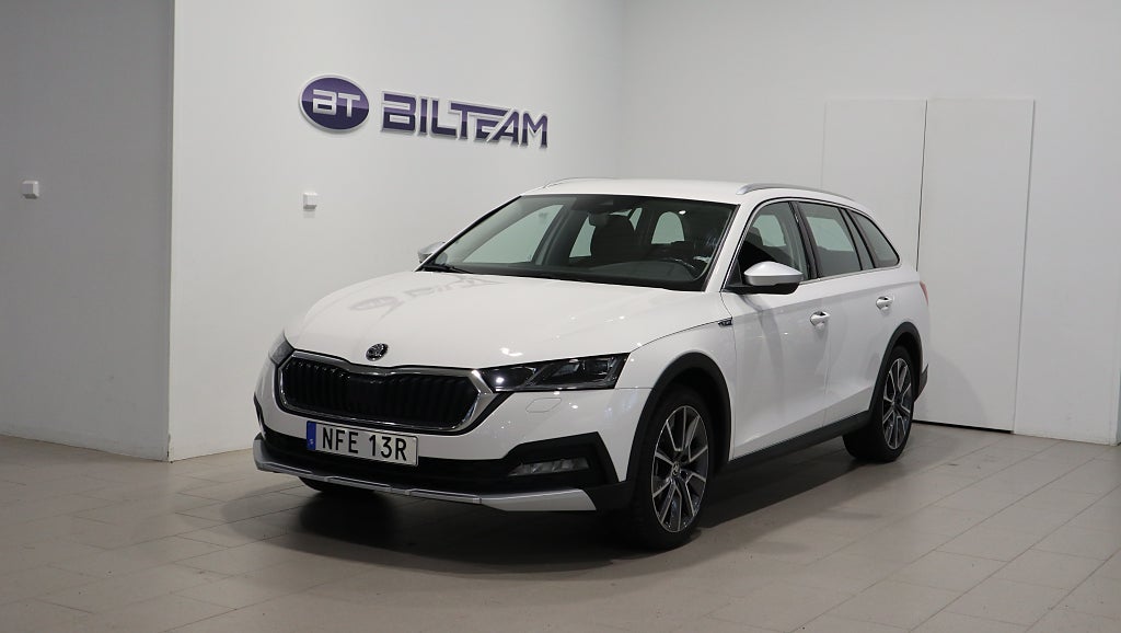 Skoda Octavia Scout 2.0 TDI 150 DSG 4X4, Drag, Värmare
