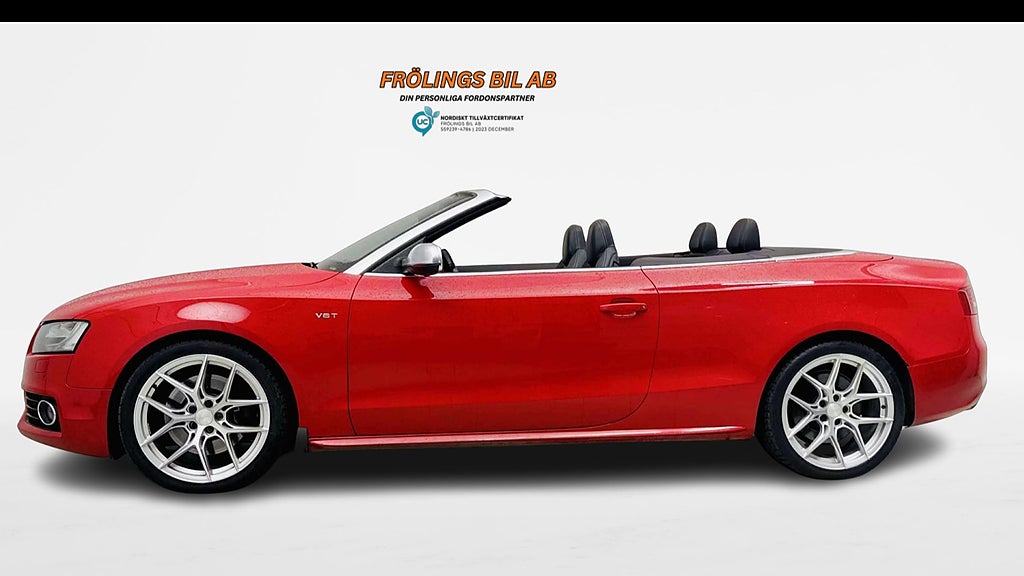 Audi S5 Cab 3.0 TFSI V6 quattro 1 Ägare 333Hk 19" Sv.Såld