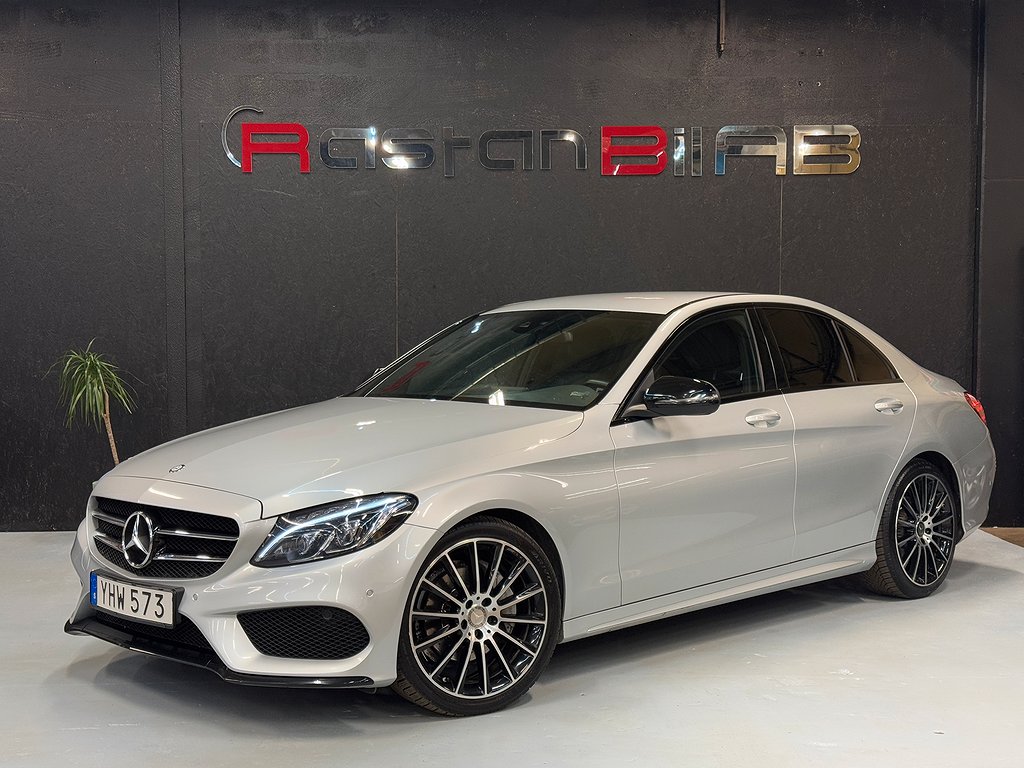 Mercedes-Benz C 220 AMG d 7G-Tronic Plus 19tum Skinn B-Kamer