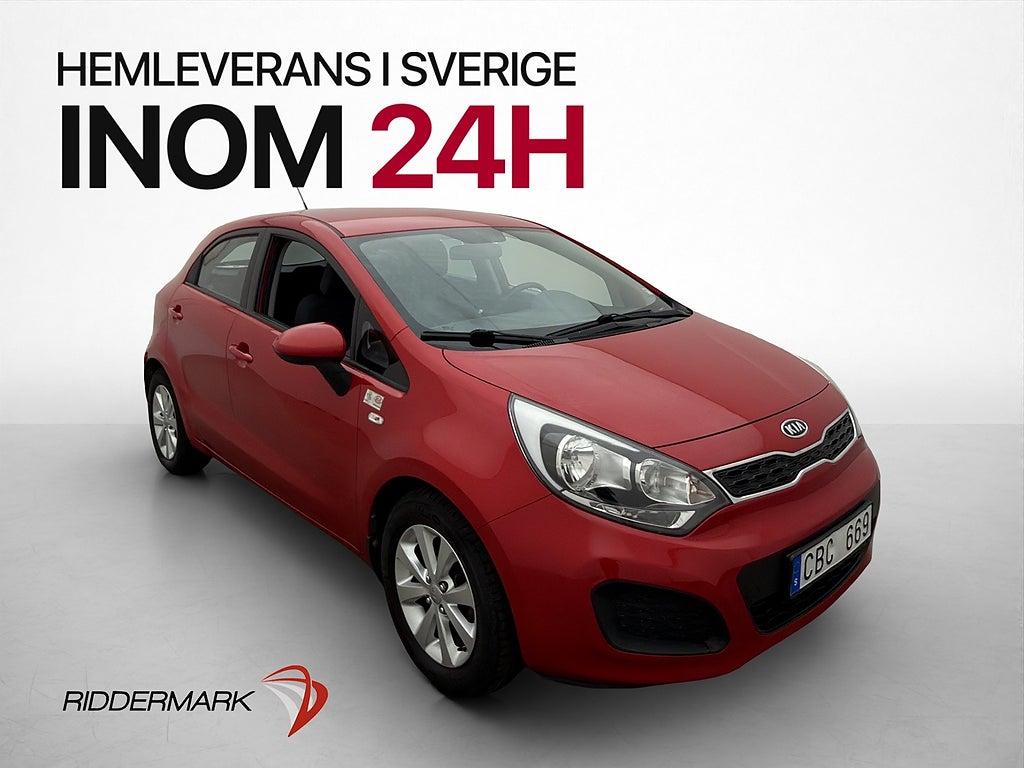 Kia Rio 1.2 84hk GLS Låg-Årsskatt 0.50 l/mil