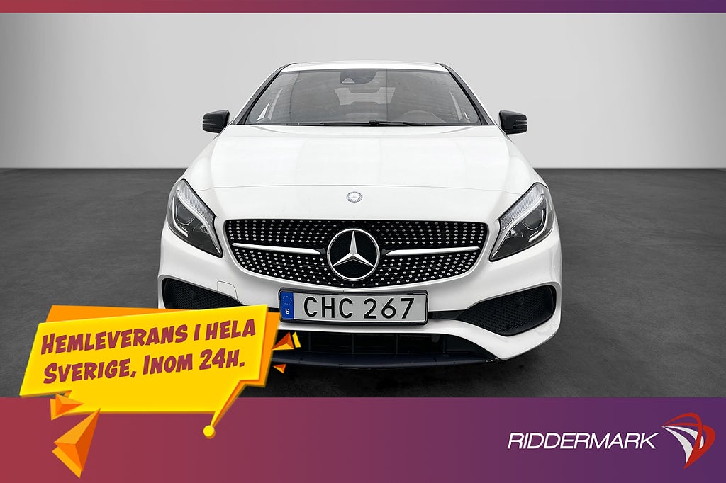 Mercedes-Benz A 180 AMG Sport M&K-Värmare Halvskinn