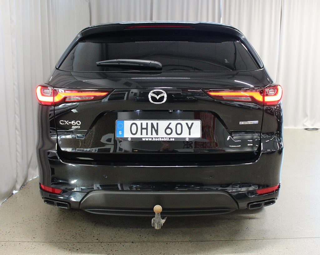 Mazda CX-60 PHEV AWD 327HK, Homura, Drag, S&V-hjul, 360-kam, BOSE