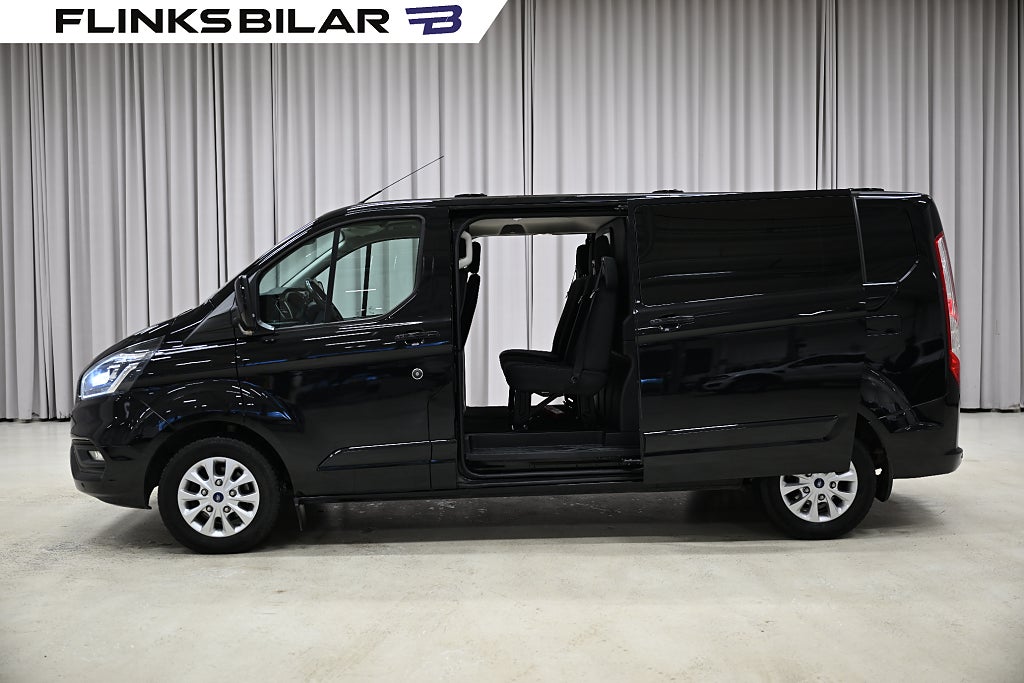 Ford transit Custom 170HK Automat|Dubbelhytt|Drag|Värmare|Backkamera
