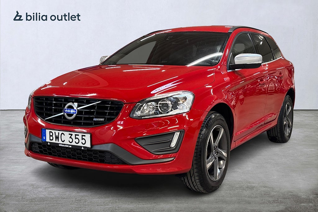 Volvo XC60 D4 R-Design BE 181hk Drag P-värm Rattvärm P-sensor