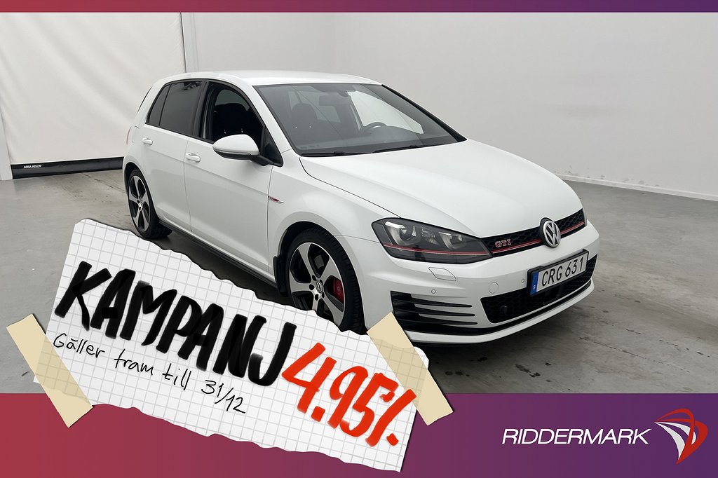 Volkswagen Golf GTI Performance 230hk M&K-Värm 4,95% Ränta