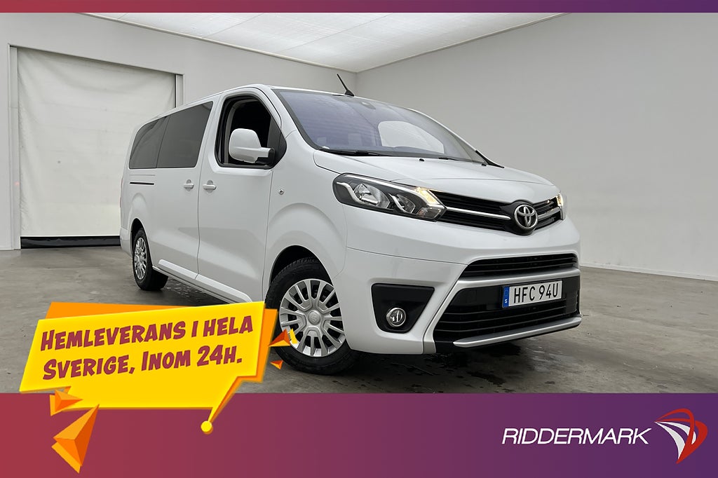 Toyota Proace Verso Extra Lång 2.0D PDC CARPLAY 9-Sits Moms