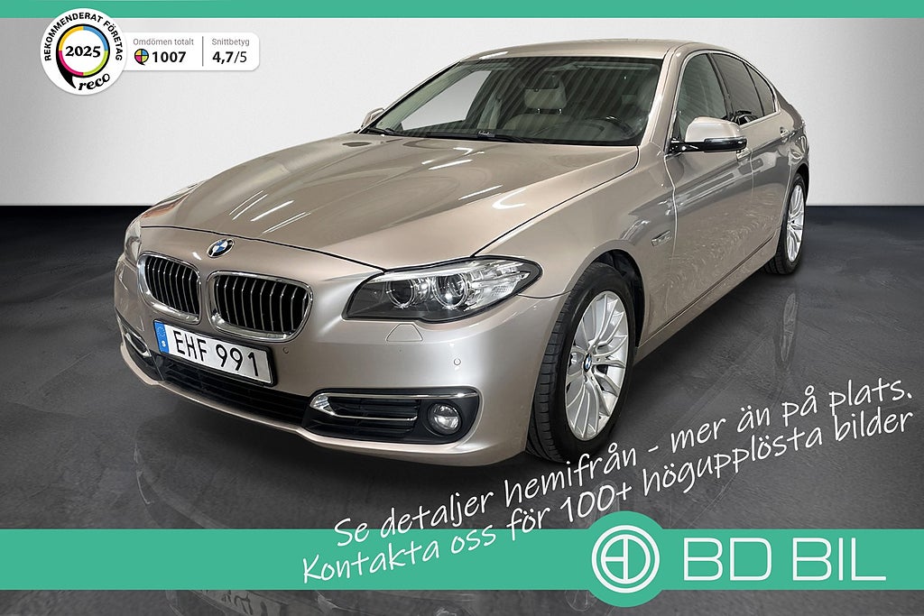 BMW 528 i LCI SEDAN LUXURY LINE VÄRMARE SKINN 
