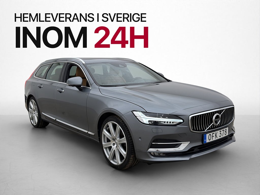 Volvo V90 D5 AWD Inscription B&W HUD Pano 360° BLIS Drag