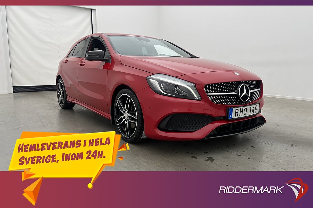 Mercedes-Benz A 180 AMG Sport Kamera Navi Halvskinn