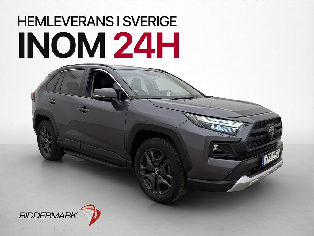 Toyota RAV4 Hybrid 222hk AWD Adventure JBL Kamera Värm Drag
