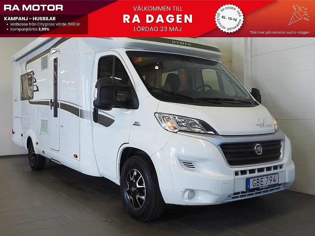 Hymer T 668 CL Bianco Line Låga Långbäddar I AUT I 3850kg
