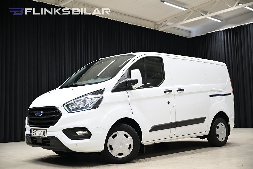 Ford transit Custom 105HK Dubbeldörr|Inredd|NyKamrem|NyServad|Moms