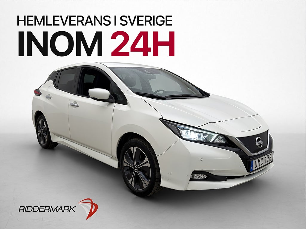 Nissan Leaf e+ 217hk 62 kWh Tekna BOSE 360° Rattvärme MOMS