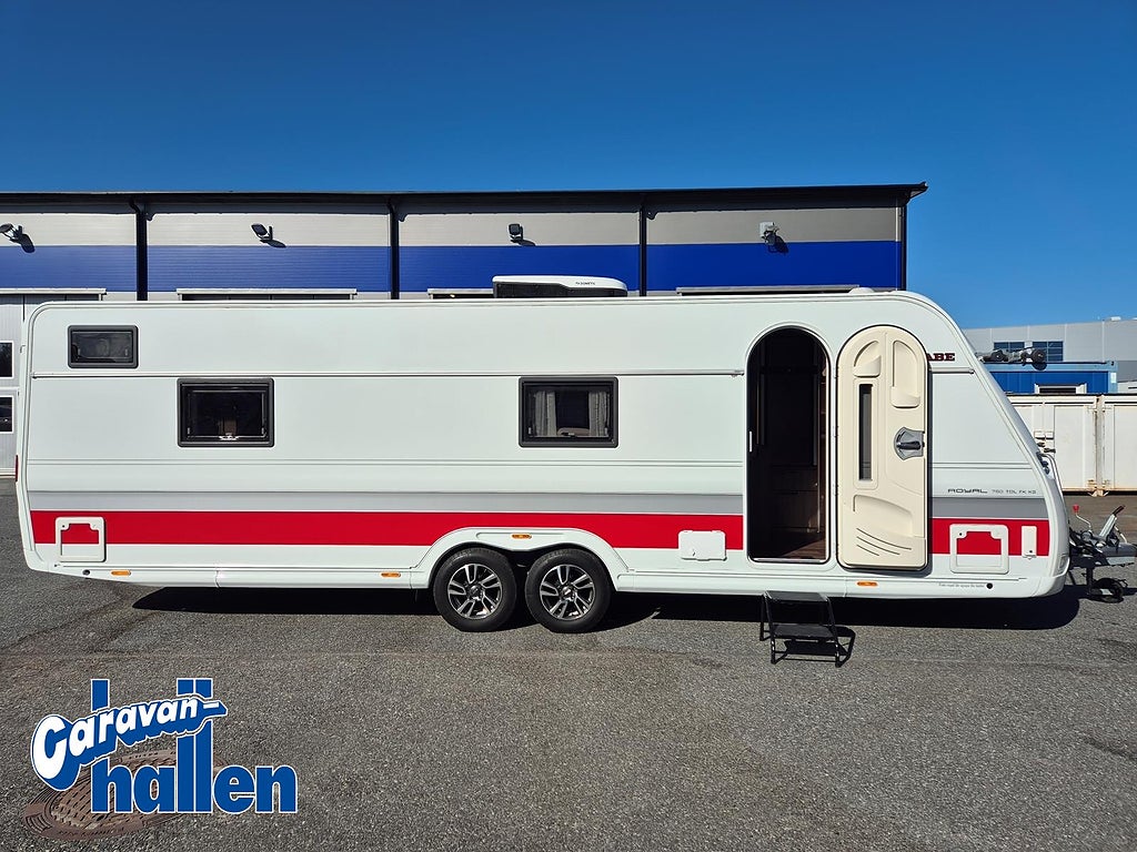 Kabe Royal 780 TDL FK KS (AC/Cykleställ/Micro/Skinn/Utv.gasoluttag)