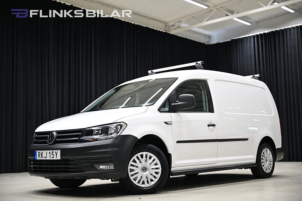 Volkswagen Caddy Maxi DSG 102HK V-Inredd|Drag|Värmare|EnÄgare|Leasbar|SeUtr!!