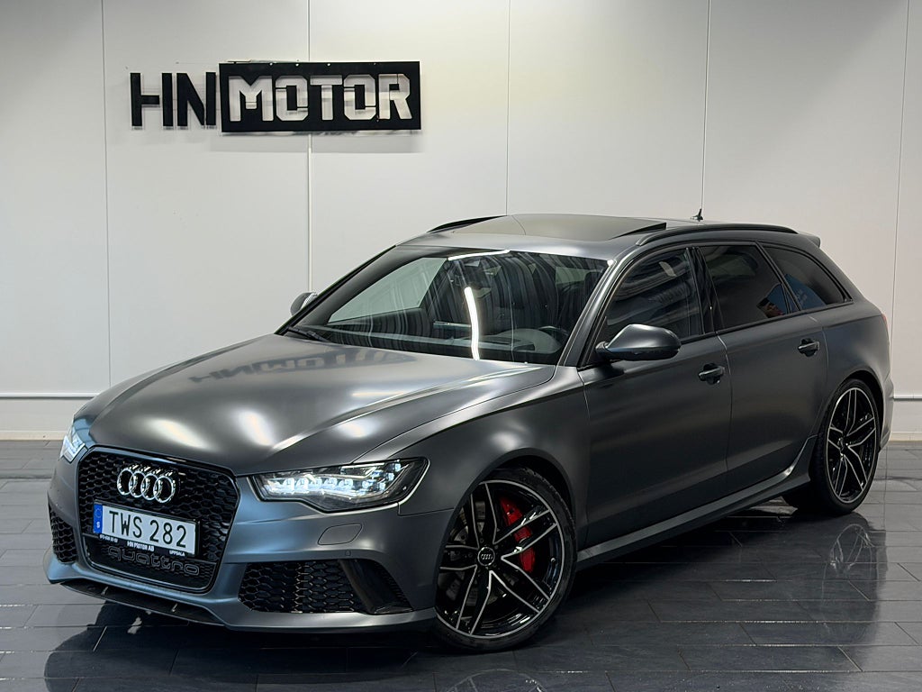 Audi RS6 4.0 V8 Quattro 560hk |PANO|BOSE|MATRIX|HuD|360|SvSåld|