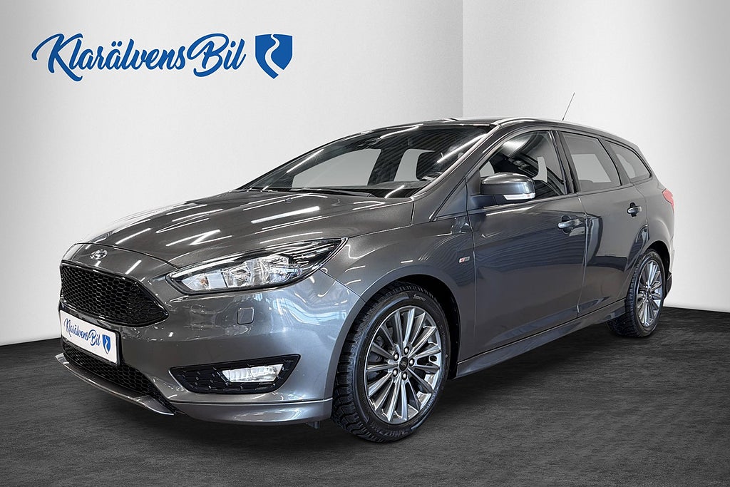 Ford Focus Kombi 1.0 EcoBoost ST-Line Euro 6 (125hk) Blåtand | Pdc