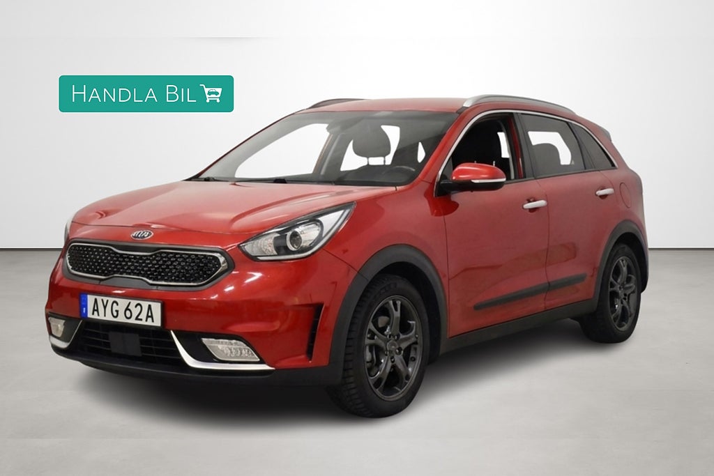 Kia Niro Hybrid Advance plus 2 Adaptiv-Farth Rattvärme Skinn CarPlay 141h