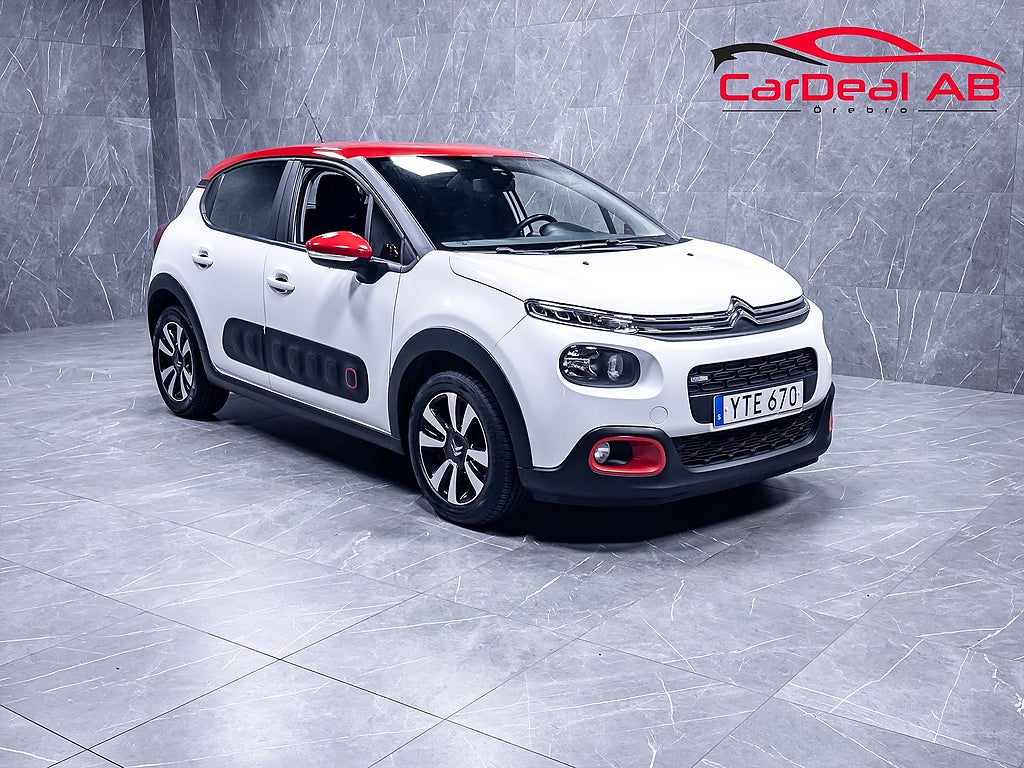Citroën C3 1.2 PureTech 110 EAT PDC Farthållare 360kr/årsskatt