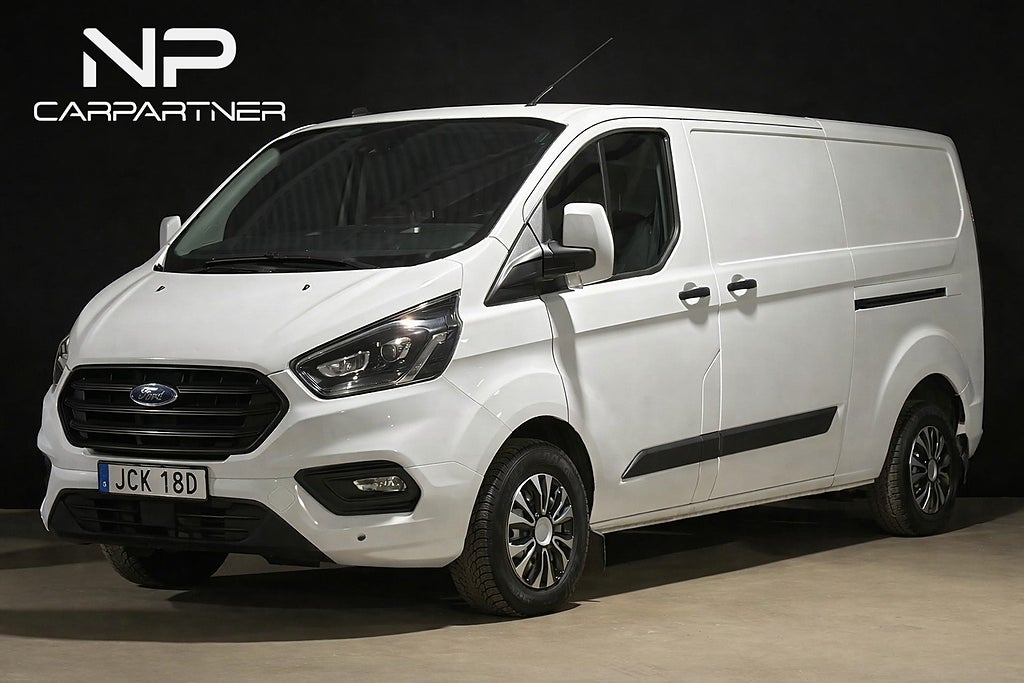 Ford transit Custom 2xDörrar / L2 LÅNG/ MOMS /Backkamera/P-värmare