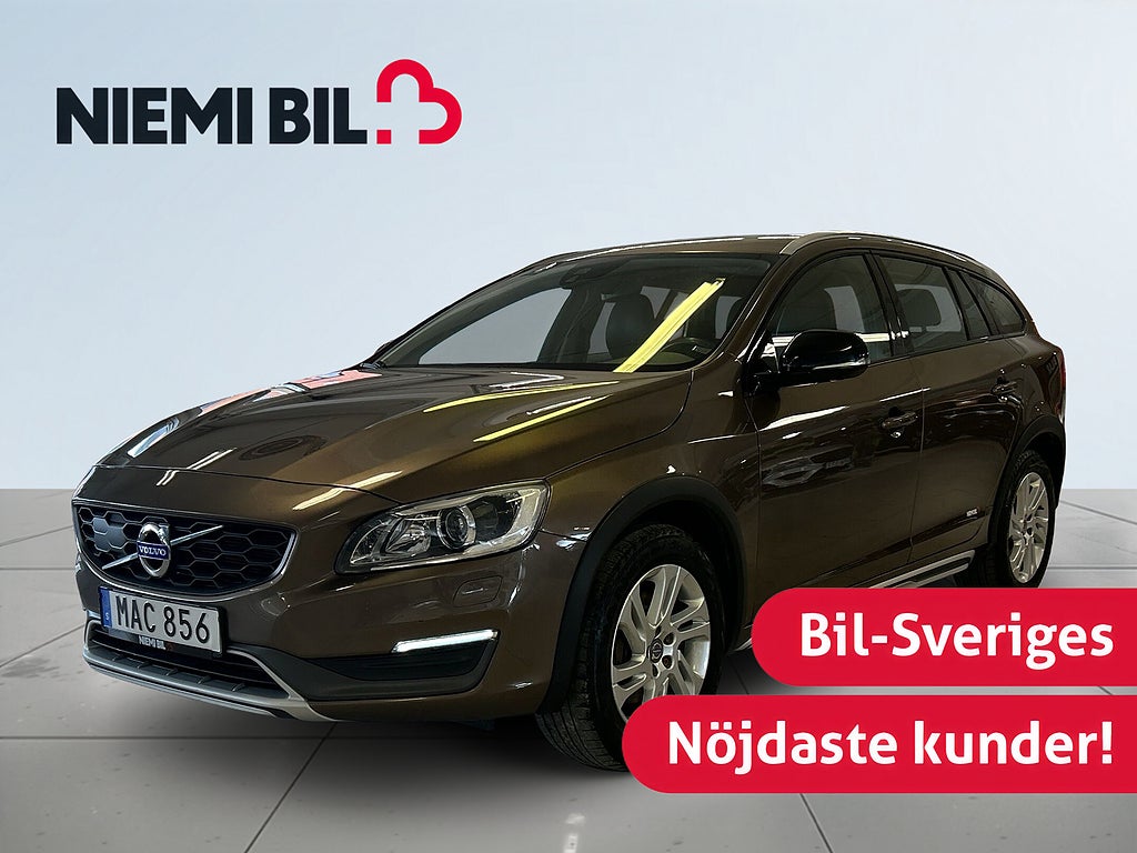 Volvo V60 Cross Country D4 AWD Summum Dragkrok Mvärm Helskinn Farthållare S&V