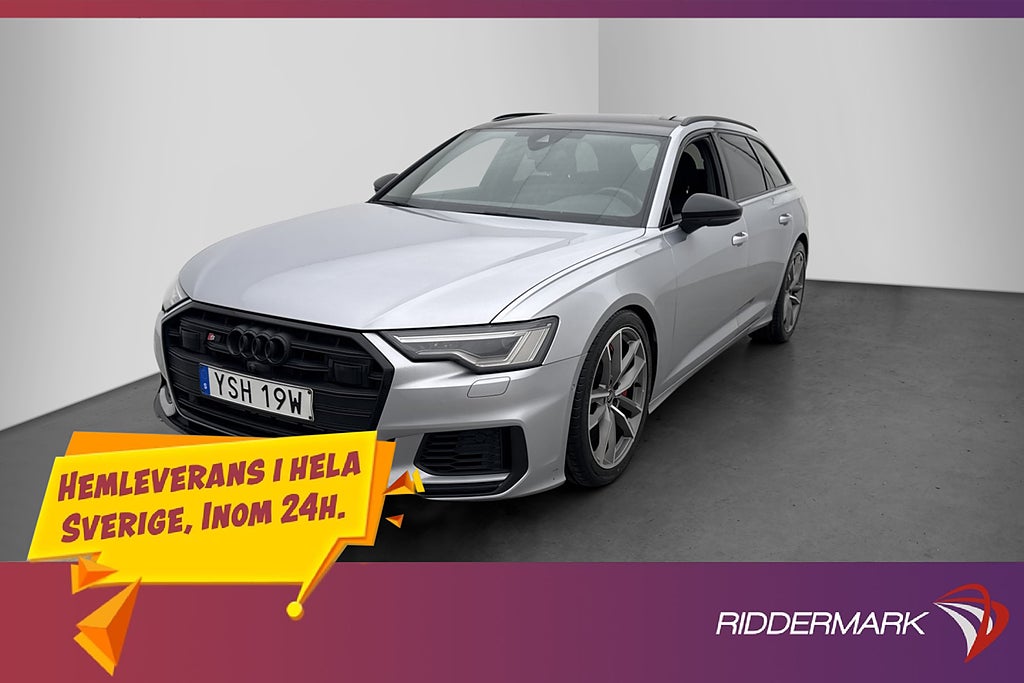 Audi S6 Avant 350hk Q Cockpit Skinn Värmare 360° Navi Elstol