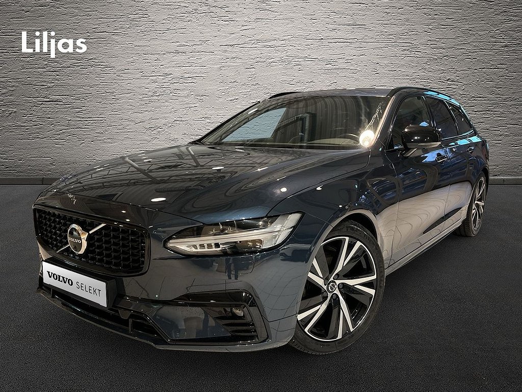 Volvo V90 B4 Diesel R-Design//Dragkrok/Värmare//360 Kamera//