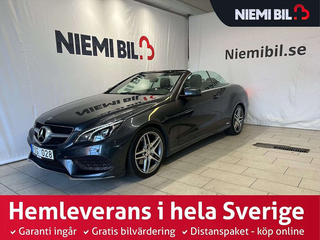 Mercedes-Benz E 250 Cabriolet AMG Sport/Navi/P-sens/Elstolar