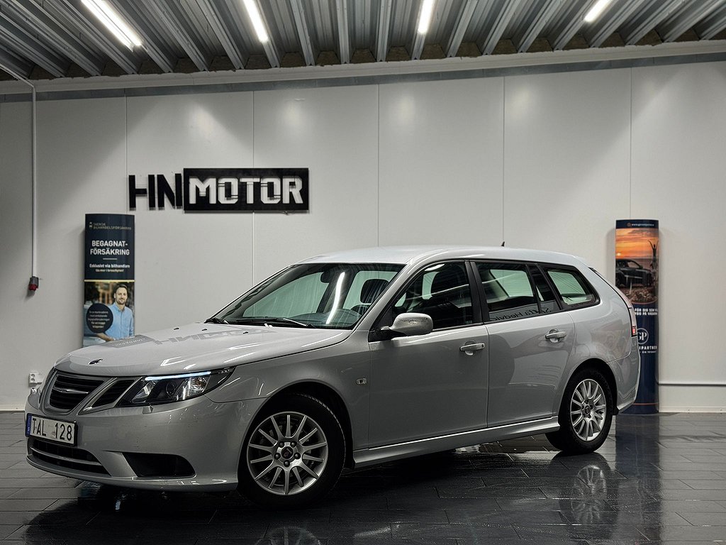 Saab 9-3 SportCombi 1.8t BioPower Linear|ElStol|Skinn|Lågmil