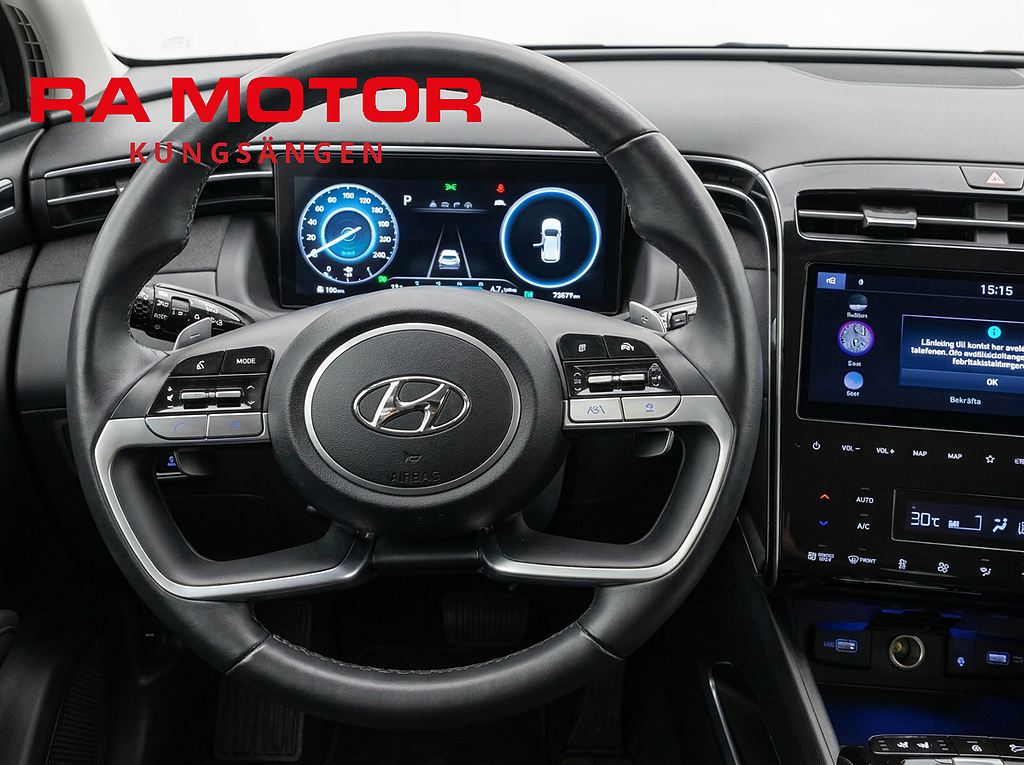 Hyundai Tucson Hybrid 230hk AWD Advanced | Drag | Kamera | Skinn | 2021