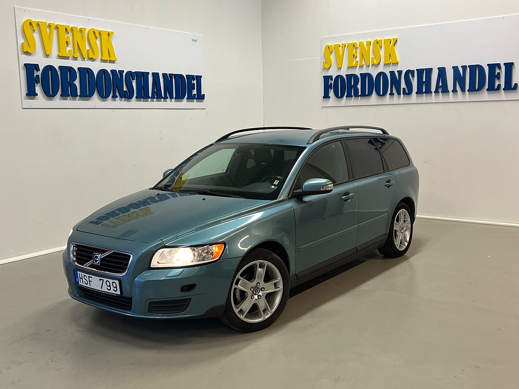 Volvo V50 1.8 Flexifuel Kinetic Dragkrok (Årsskatt = 1086KR) 