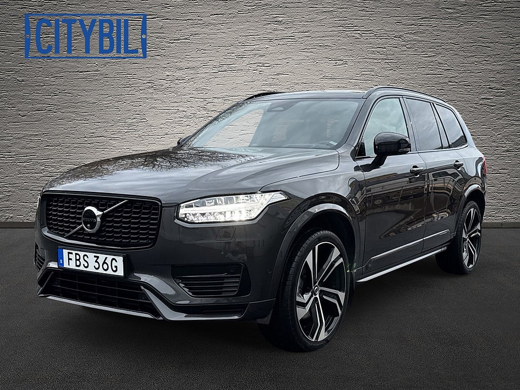 Volvo XC90 T8 Recharge 455hk Ultra Dark - B&W - Luftfjädring - Vhjul