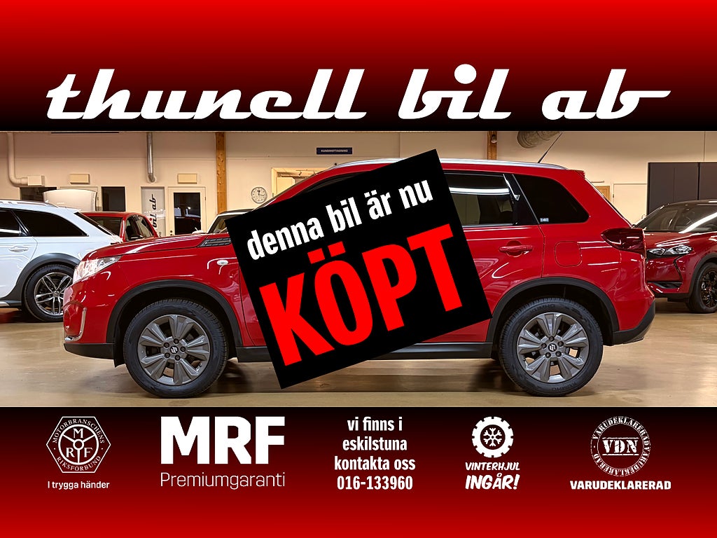 Suzuki Vitara 1.4 AllGrip 4X4 140HK-VHJUL-DRAG-MOTORV-CARPLAY-KÖPT