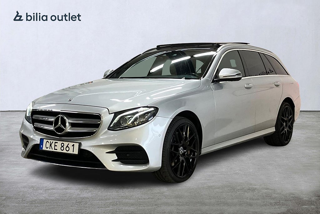 Mercedes-Benz E 350 T d AMG 258hk Panorama Burmester Drag 360° Luftfjäd