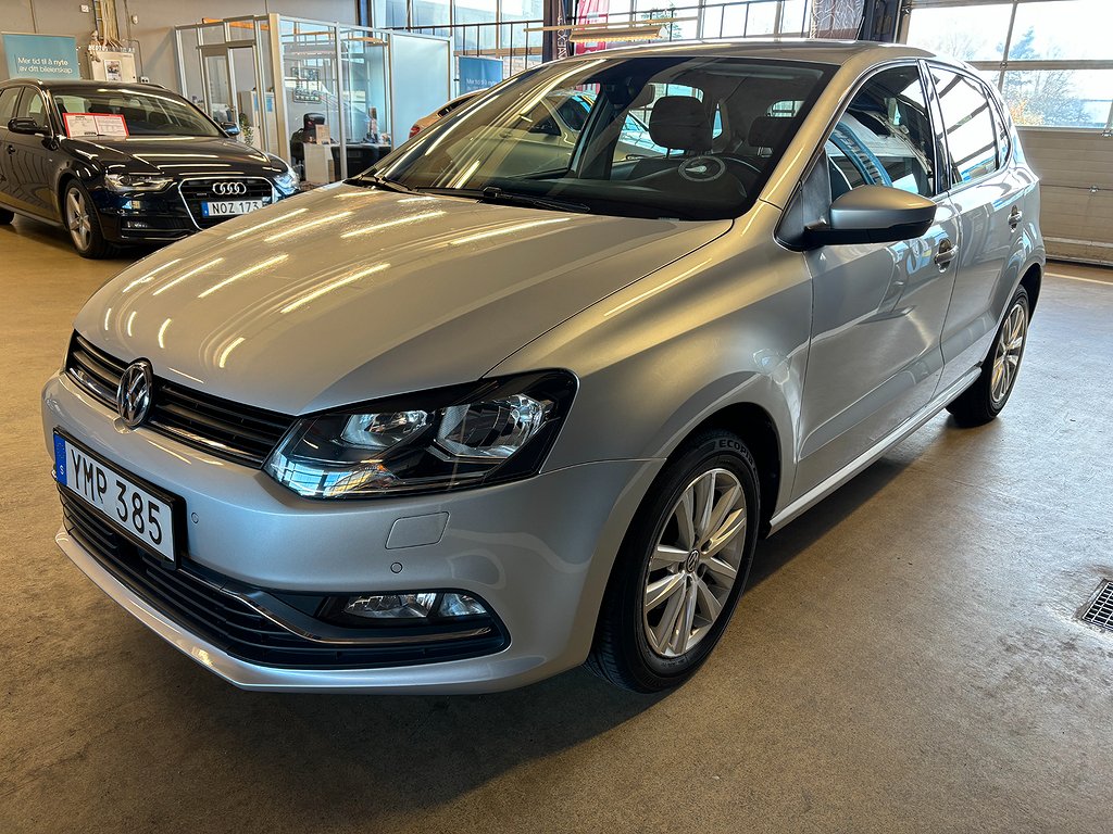 Volkswagen Polo 1,2TSI 90hk AUTOMAT Farthållare/PDC/Utrustad